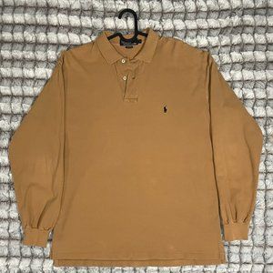 Men's Vintage 90's Ralph Lauren Long Sleeve Collared Polo
